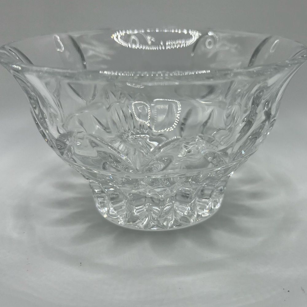 Block Crystal Bowl Candy Dish Accent Bowl